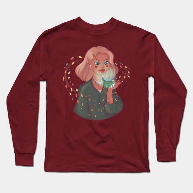 Spring girl Long Sleeve T-Shirt by Duendeartist 